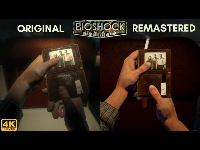 BioShock graphics comparison | Original VS Remastered | GTX1060 | 4K | PC ️️