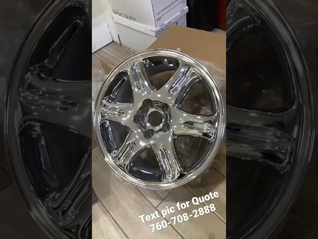 Chrome Plating USA 760-708-2888 #chromeplating wheels motorcycle parts car bumpers