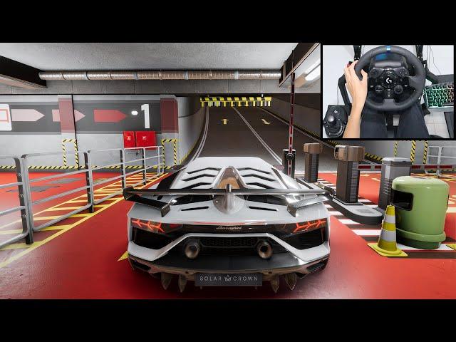 Lamborghini Aventador SVJ - Test Drive Unlimited Solar Crown | Logitech g923 gameplay