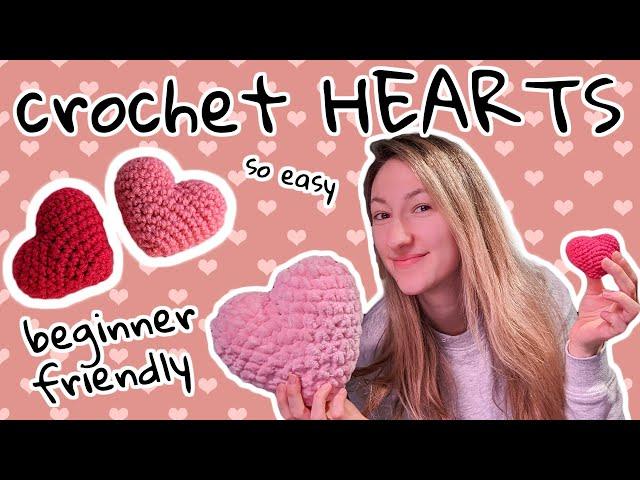 Easiest Most Adorable Heart Crochet Pattern