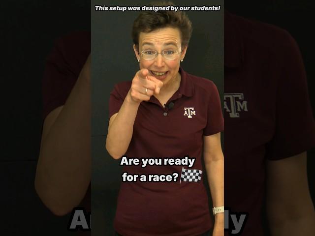 Resisting Gravity: Magnetic Race  #shorts #lenzlaw #DrTatiana