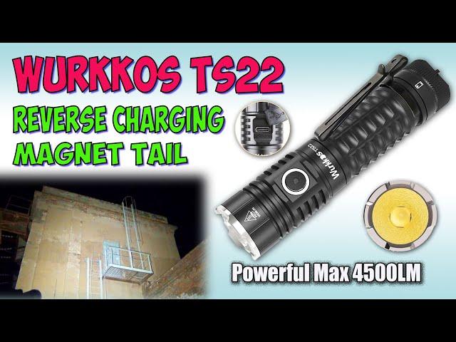 Wurkkos TS22 XHP70.2  Обзор, замеры, ночные тесты. Review, night tests.