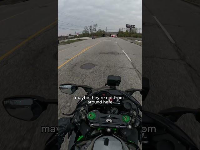 I almost slid out my Ninja H2