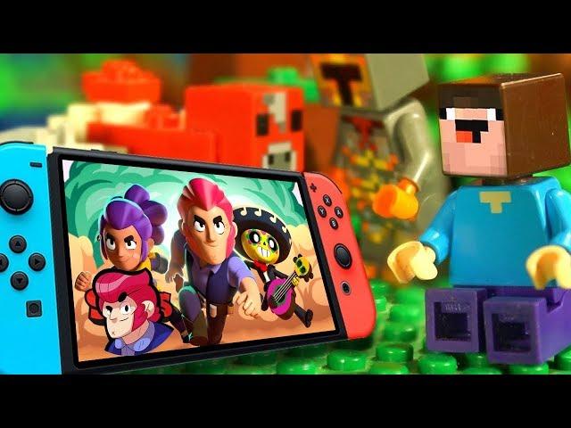 LEGO Minecraft Noobik vs BRAWL STARS