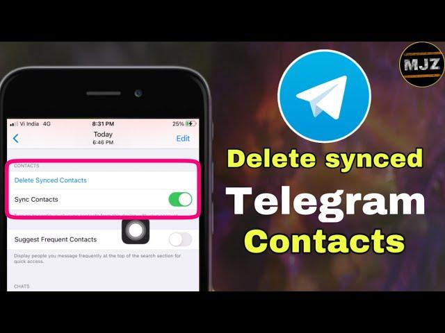 How to Delete Telegram Synced Contacts