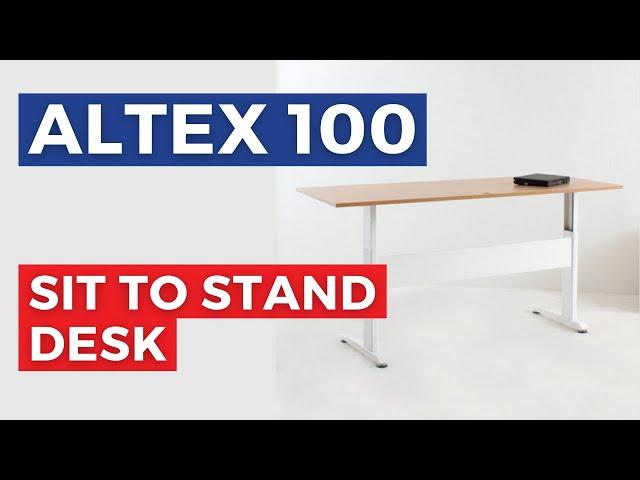 Altex 100 Electric Ergonomic Height Adjustable Office Desk | Standing Desk | Stand Up Desk