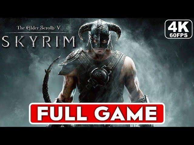 SKYRIM Gameplay Walkthrough FULL GAME [4K 60FPS PC ULTRA] - No Commentary