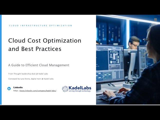 Cloud Cost Optimization and Best Practices