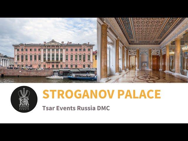 STROGANOV PALACE - significant palace of famous Russian collectors 18-20th centuries