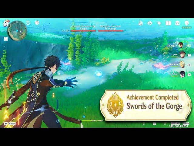 How to beat Cortana and Murgleis Sword of the Gorge | Super Easy | Swords of the Gorge Achievement