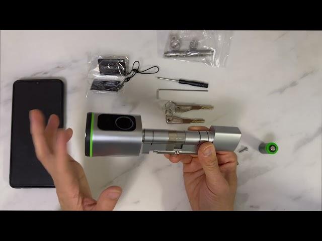 QUOYA Living- K1 Smart Euro Cylinder Door Lock- Setting up and adjusting the lock