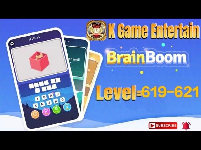 Brain Boom Level //619,620,621 All Levels Let's Play With @K Games Entertainment #brainboom