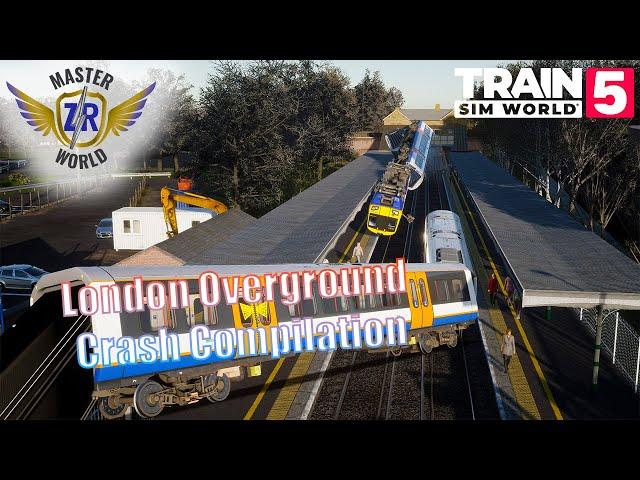 London Overground Crash Compilation | Train Sim World 5