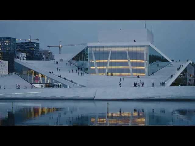 CATHEDRALS OF CULTURE - Clip MARGRETH OLIN: Opera House -- Oslo, Norway - HD