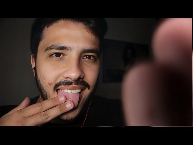 ASMR - SPIT PAINTING YOUR FACE  Mouth Sounds