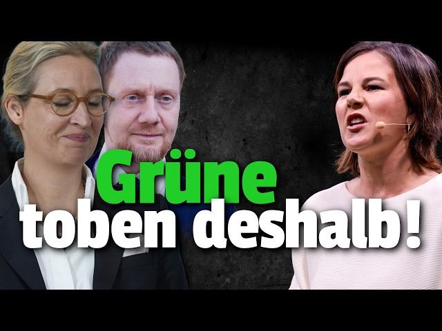 EILT: AfD und CDU Koalition in Sachsen? GRÜNE außer sich!