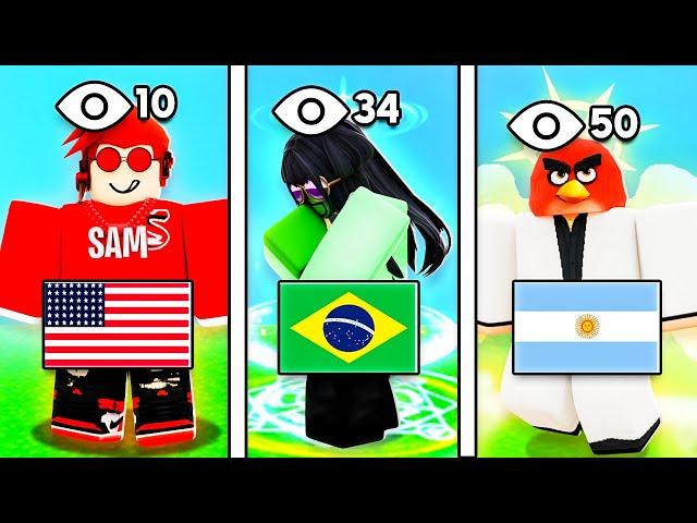 Spectating Every Country In Roblox Bedwars