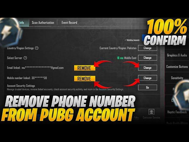 How To Unlink Number From PUBG Account | Remove 3rd Link in PUBG Mobile | PUBGM