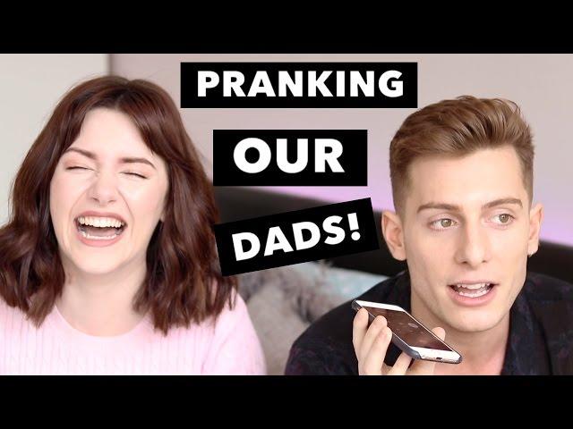 PRANKING OUR DADS! | Riyadh K & Melanie Murphy