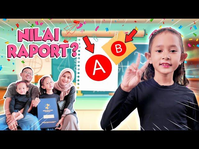 QAIREEN TERIMA RAPOT DI KELAS 3 ! KALAU NILAINYA JELEK DICUBIT MAMA DAN GAGAL LIBURAN !?