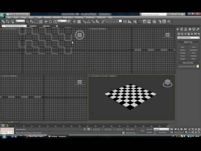 3ds max chess board  for Beginner