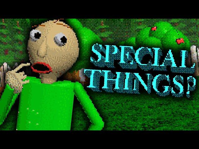 Baldi's Basics in SPECIAL THINGS? (A Roblox Game)