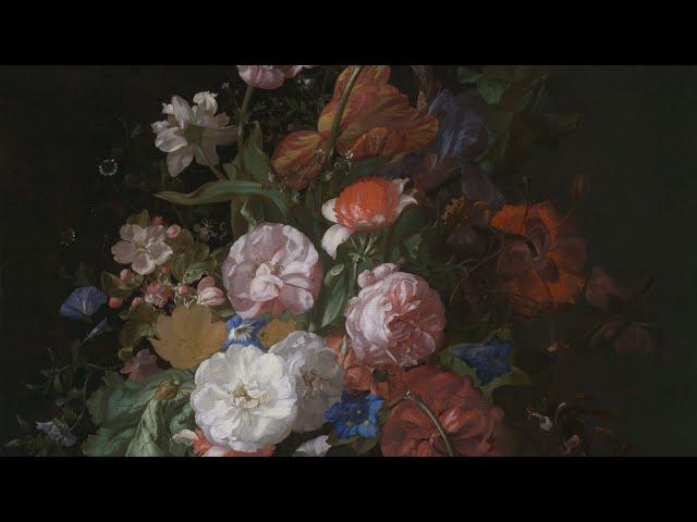 Dutch Art Deep Dive: Rachel Ruysch, Still Life with Flowers, 1709