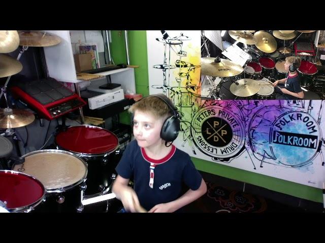 Thunderstruck AC/DC DRUM COVER by Rueben Ragusi @ Peters Private Drum Lessons 12-2021