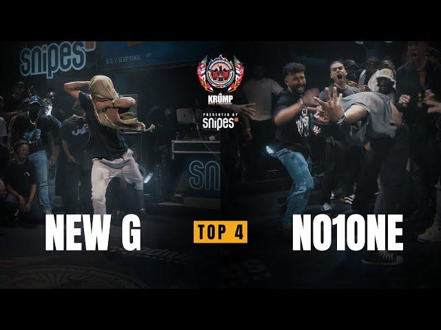 New G vs No1one | Male Semifinal | EBS Krump 2024