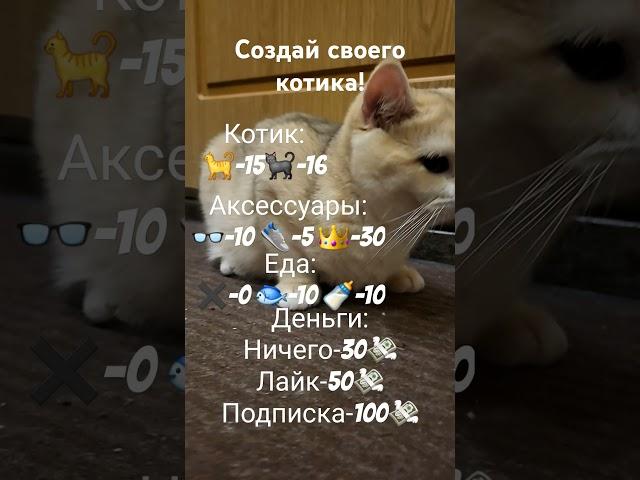 Создай своего котика!️#симба #котик #реки #лайк #song #artist #кошка