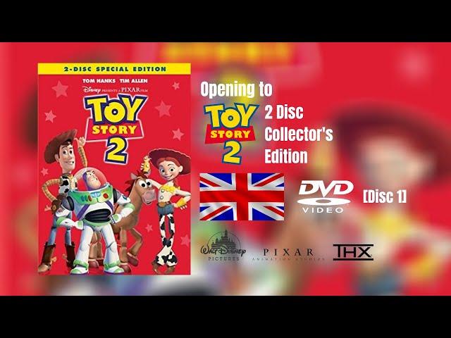 Opening to Toy Story 2 - 2 Disc Collector's Edition 2005 UK DVD [Disc 1]