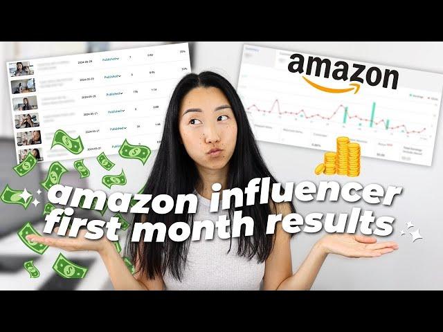 1ST MONTH RESULTS: Amazon Influencer Program  how much I made, is it worth it, beginner tips