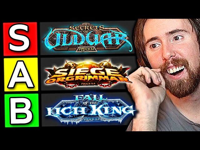 Asmongold Ranks Every Single WoW PATCH & EXPANSION | Final Tier List