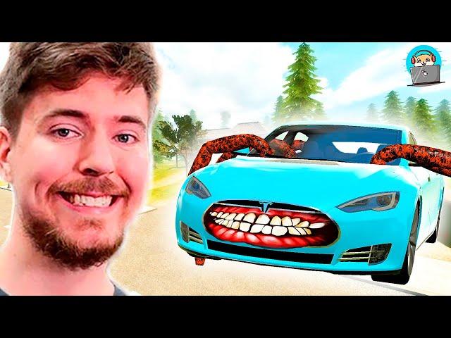  TESLA EATER ATE MRBEAST in Garry's Mod. Hamster TV