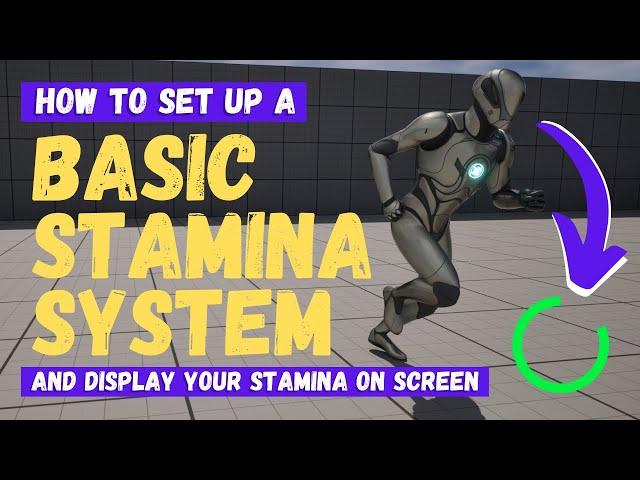 How To Set Up A Basic Stamina System - Unreal Engine 5 Tutorial