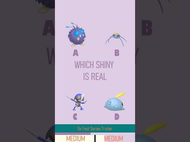 Which Shiny is Real? #pokemongo #gofest #seriestrailer