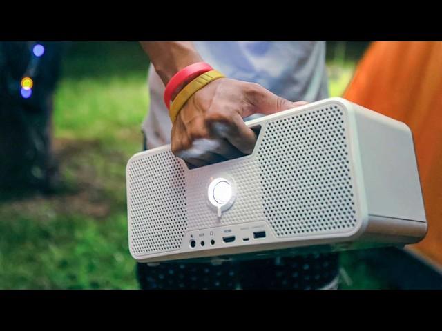 Portable Projector That Turns Any Wall Into a Theater!