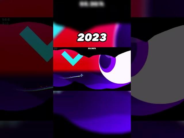 2014 vs 2023 #geometrydash #shorts #gd #robtop #ispywithmylittleeye