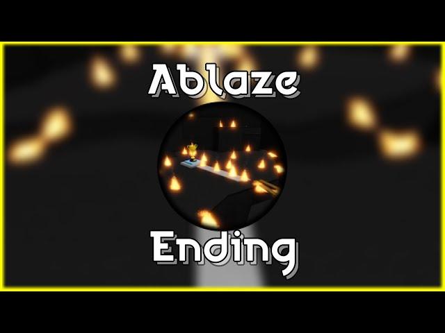 How to get "Ablaze" Ending in Easiest Game on Roblox