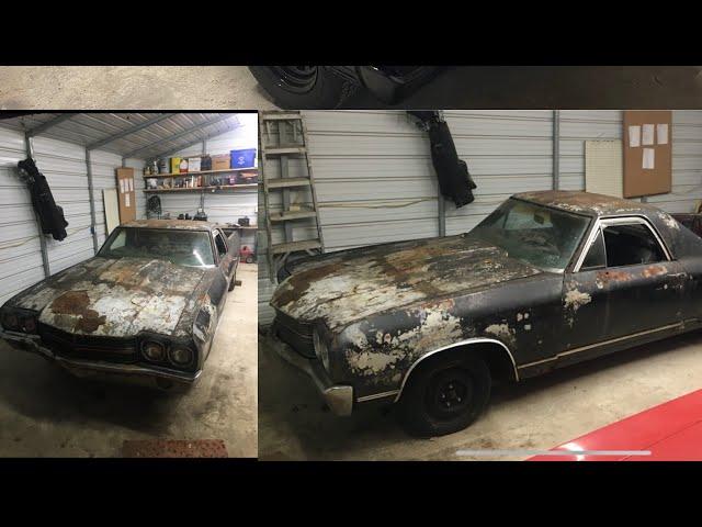 1969 El Camino Complete 1 year Transformation (70 front clip)