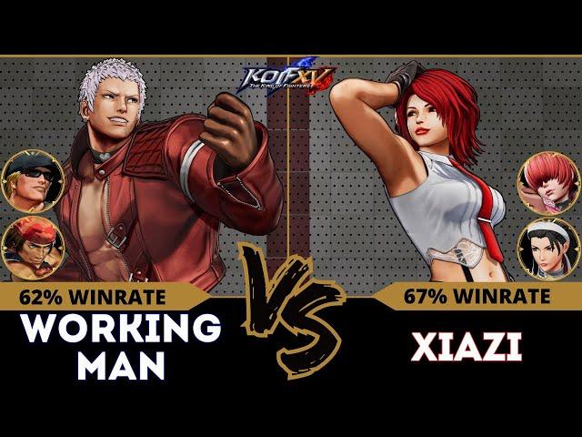 KOF XV️WORKINGMAN (Yashiro/Clark/Ralf) vs XIAZI (Vanessa/Shermie/Chizuru)️Replay Match - 02/25