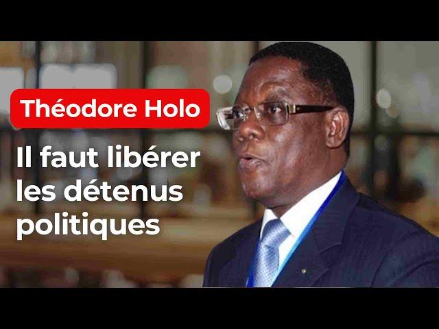 Théodore Holo: "Il faut libérer les détenus politiques"