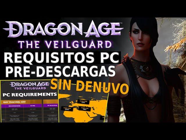 DRAGON AGE The VEILGUARD - REQUISITOS de PC y CONSOLAS, SIN DENUVO!!