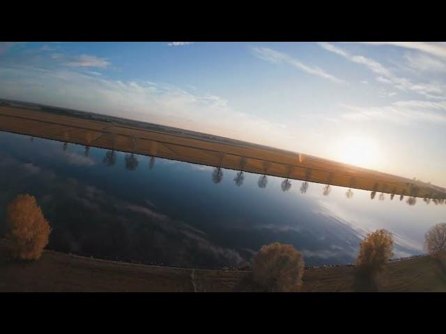 Flying my FPV Drone over the River like a Mirror 4K