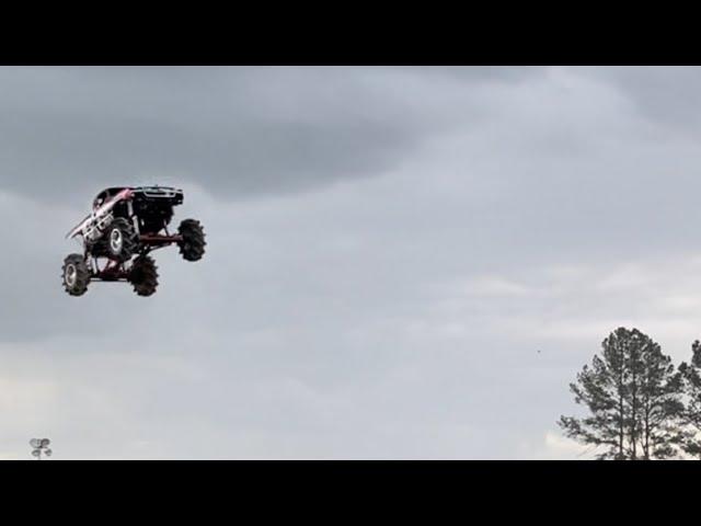 world record mega truck jump 298 ft Jake Burton wild child mega truck