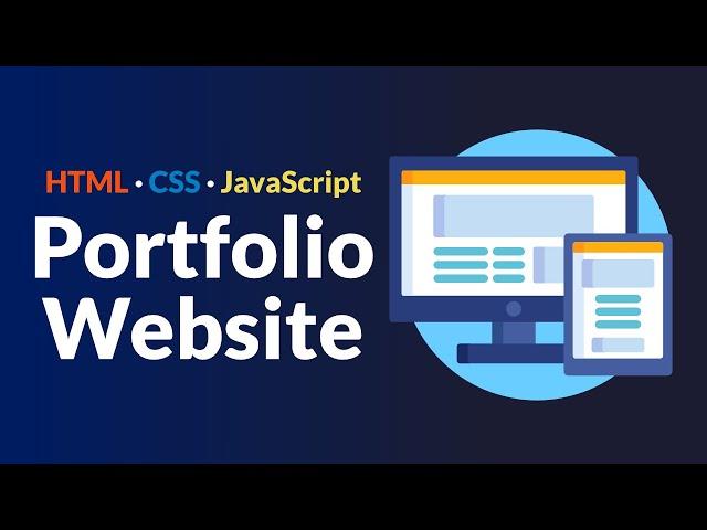 Portfolio Website Tutorial – Frontend Development with HTML, CSS, JavaScript