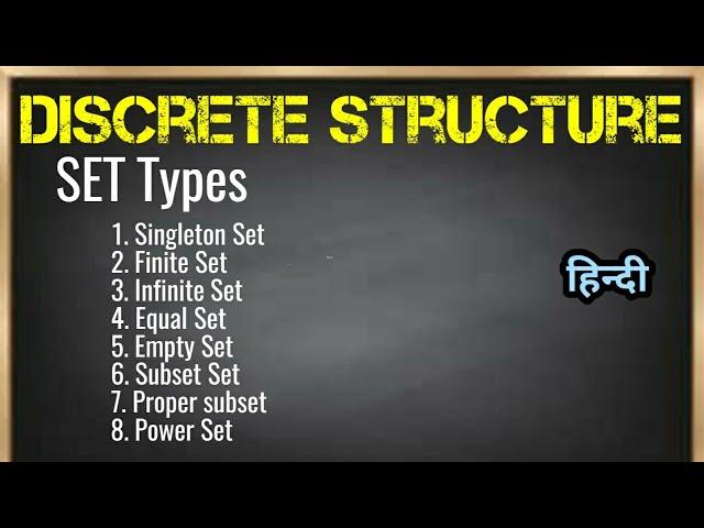 SET Types | Jayesh Umre