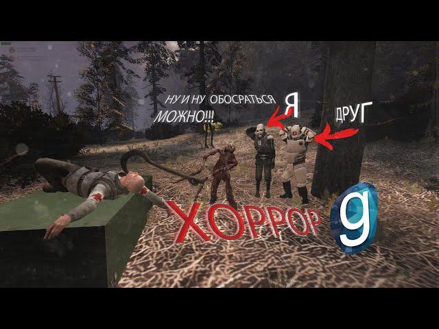 Очень Страшный хоррор в Gmod с ДРУГОМ!!