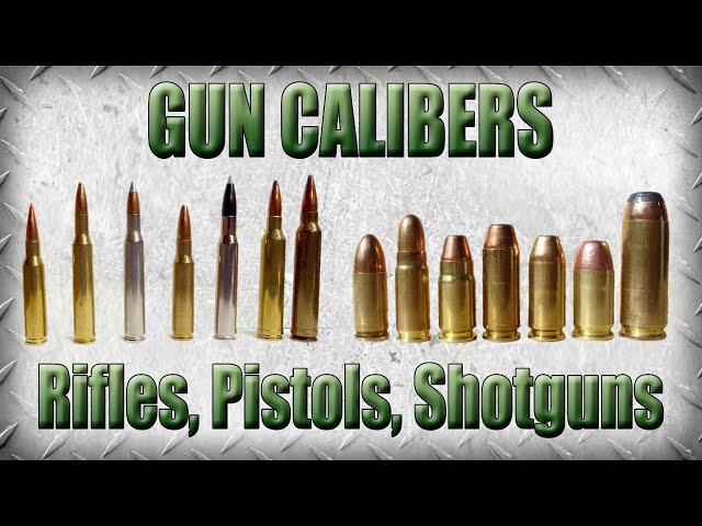 Intro to Gun Calibers - Which Ammunition Does What?