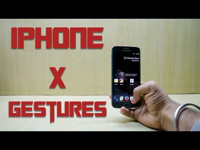 iPhone X Gestures on any Android Device, Replacing Navigation Bar